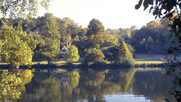 River on Thames Path National Trail in Cirencester