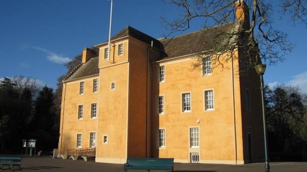 Outside view of Pittencrieff House Museum in Dunfermline