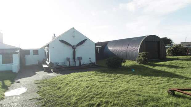 Outside view of The Manx Aviation and Military Museum in Castletown