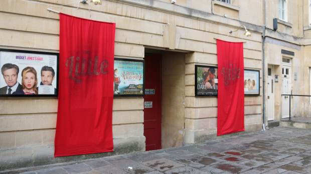 Entrance to The Little Theatre Cinema in Bath