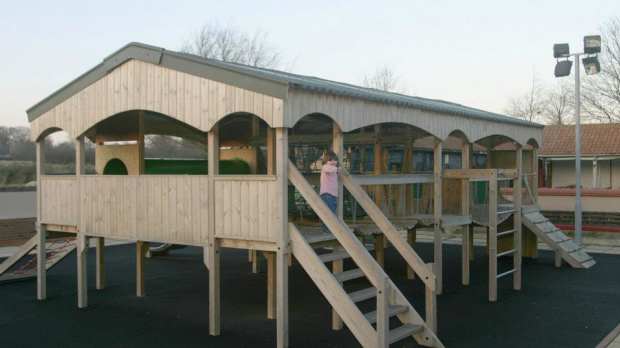 Playground at Playbarn in Poringland