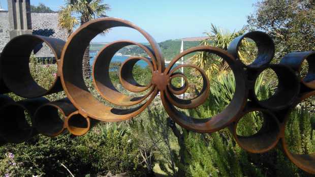 Sculpture at Overbecks Museum and Garden in Salcombe