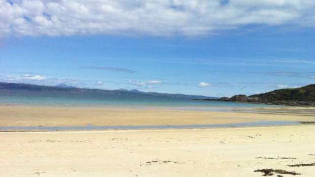 Beach at Camusdarach Beach and Campsite in Arisaig