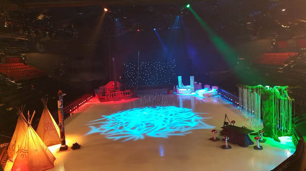 Ice skate arena at Blackpool Pleasure Beach Arena