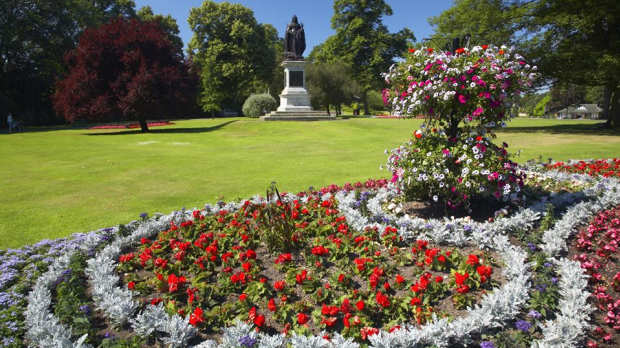 Monument at Bitts Park in Carlisle
