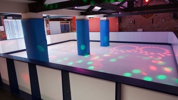Ice arena at Squires Ice Skating Rink in Leeds