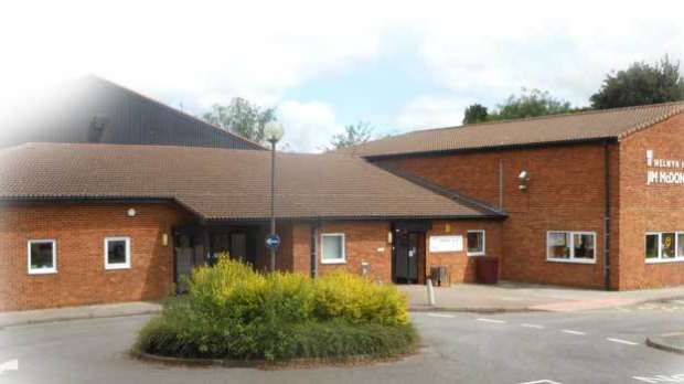 Outside view of Freddies Den within Jim McDonald Centre in Hatfield