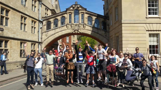 People on Footprint Tours Oxford