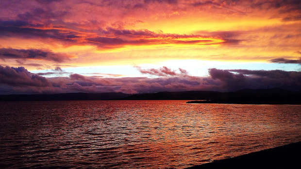 Sunset at Helensburgh Beach