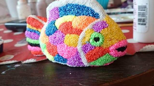 Decorated fish at Ark Kidz in Long Sutton