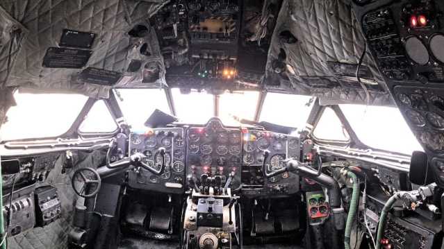 Cockpit at Boscombe Down Aviation Collection in Salisbury