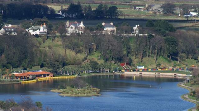 Lake at Mooragh Park in Ramsey