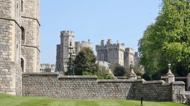 Windsor Castle's garden on Curious About Windsor trail