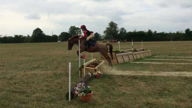 Rider and horse jumping at Wellgrove Farm Stables in Tunbridge Wells