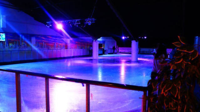 Ice skating rink at Ice Quest Malvern