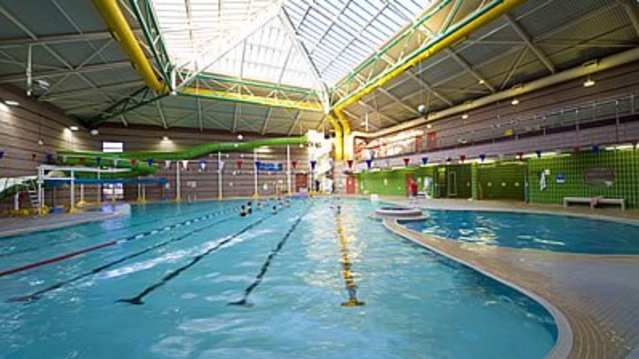 Swimming pool at Teviotdale Leisure Centre in Hawick