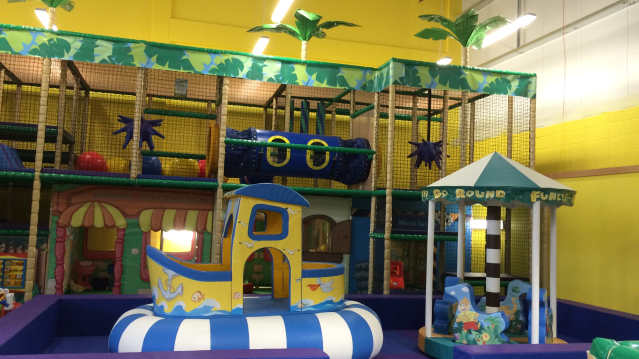 Boat at Funky Monkeys in West Bromwich