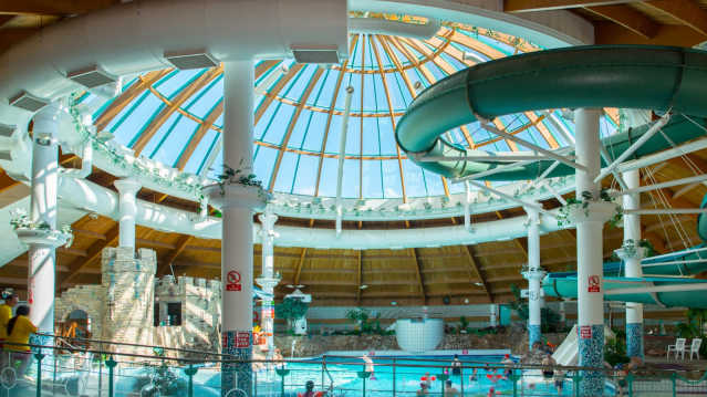 Water park at Aquadome in Inverness