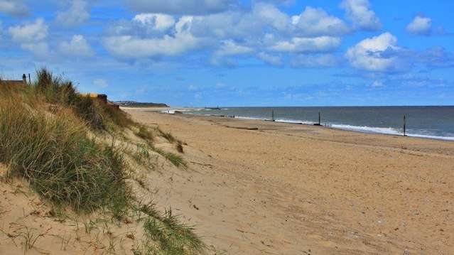 A view of Caister Point Beach, Caister-on-Sea