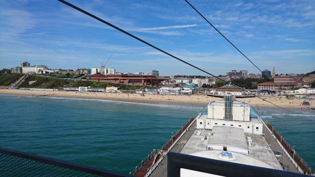 Zip wire at RockReef in Bournemouth
