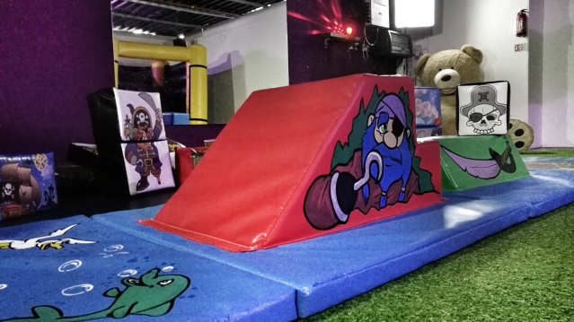 Soft play slide at Average Joe's @NPC in Loughborough