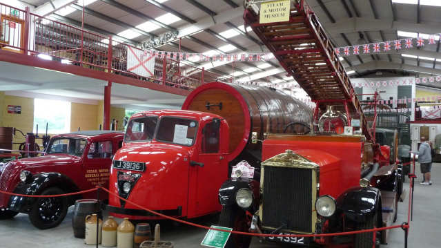 Fire fighting vehicles at Pallot Steam and Motor Museum in Jersey