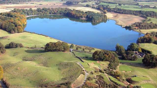 Lake at Talkin Tarn Country Park in Brampton