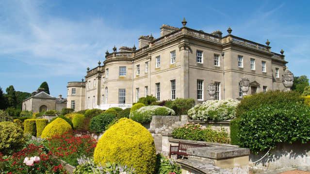 Outside view of Manderston in Duns