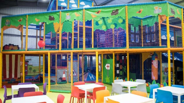 Soft play frame at Play Valley in Rotherham