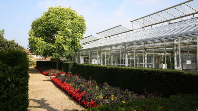 Outside garden at The Walled Gardens of Cannington in Bridgwater