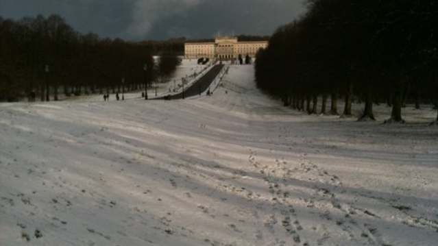 Outside view of Stormont Park in Belfast