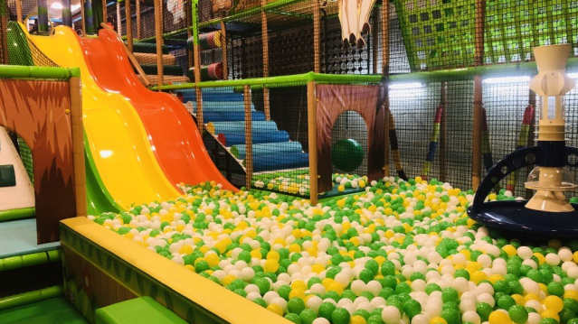 The soft play at Wacky Kingdom