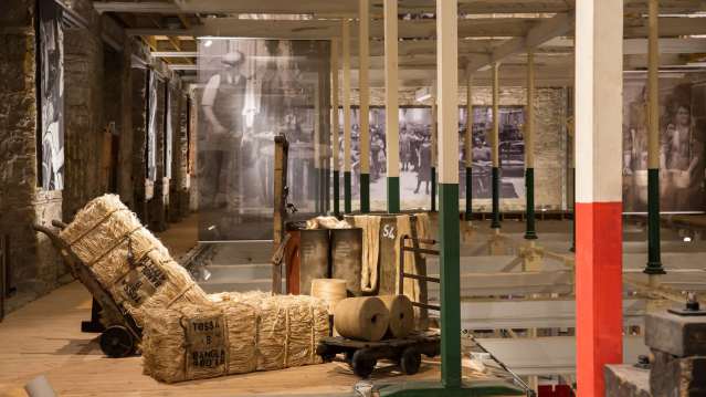 Exhibition room at Verdant Works in Dundee
