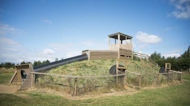 Adventure playground at Pink Pig Farm in Scunthorpe