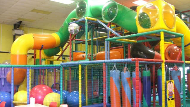 Indoor soft play frame at Robbie Rascal Party and Play Centre in Clacton on Sea