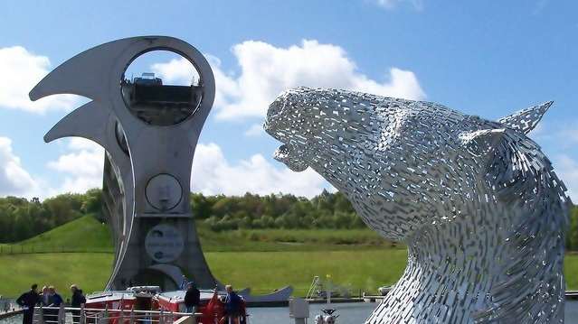 Sculptures at Outdoor Trax in Kilsyth