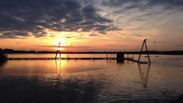 Sunset at Wakelake in Walsall