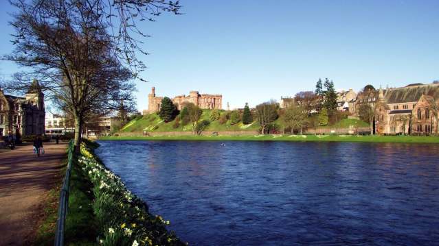 River Ness by Ness Islands Walk in Inverness