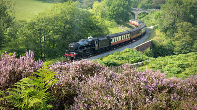 Train journeys at North Yorkshire Moors Railway in Pickering 