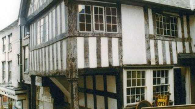 Tudor building at The House on Crutches Museum in Bishops Castle