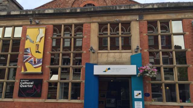 Entrance to Northampton Museum and Art Gallery