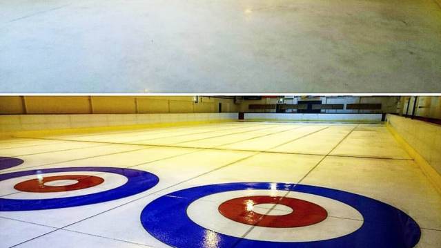 Ice arena at Border Ice Rink in Kelso