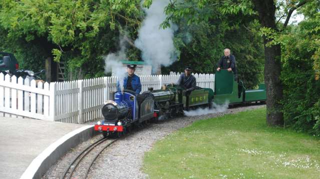 Train at Kerr's Miniature Railway in Arbroath