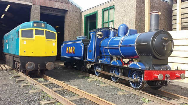 Miniature trains at Kerr's Miniature Railway in Arbroath