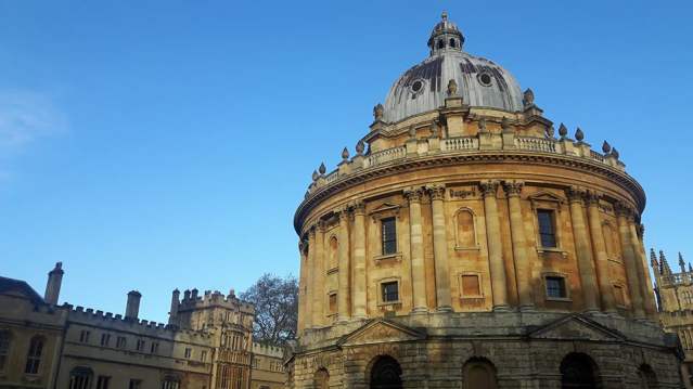 Outside view of The Bodleian Library in Oxford