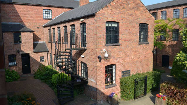 Outside view of Walsall Leather Museum
