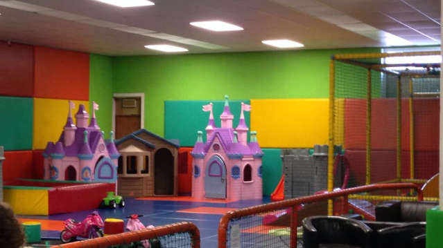 Indoor soft play area at Cheeky Monkeys Wakefield