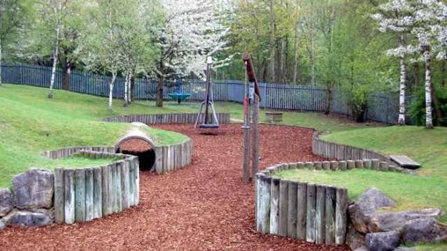 Play area at Hemsworth Water Park and Playworld in Pontefract