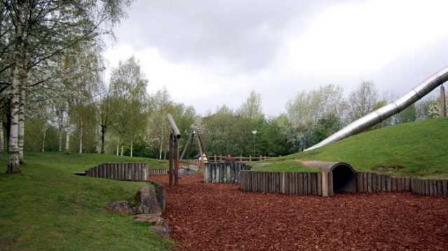 Play area at Hemsworth Water Park and Playworld in Pontefract