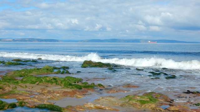 Clear day at Nairn Beach